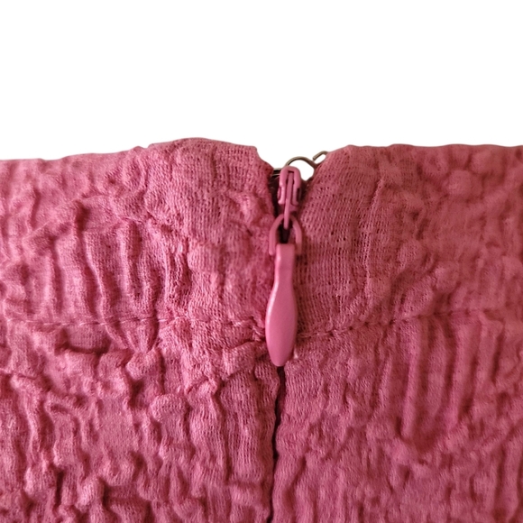 Anthropologie Porridge Pink Textured Slim Knit Mini Dress, XL, Summer - Picture 7 of 12